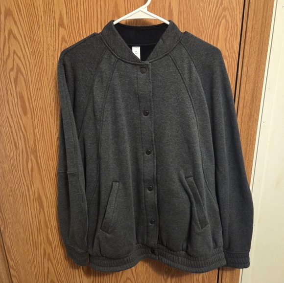 lululemon athletica Jackets & Blazers - Lululemon Scuba Oversized Varsity Jacket M/L Women's NWOT